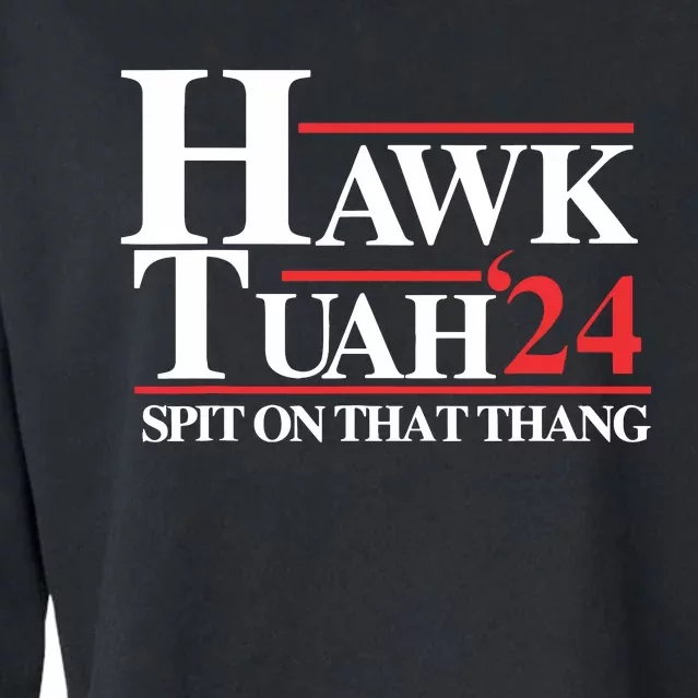 Hawk Tush Spit On That Thang Viral Election Parody Cropped Pullover Crew