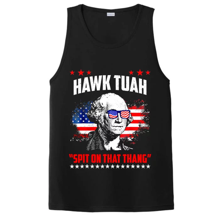 Hawk Tuah Spit On That Thing Presidential Utah Performance Tank