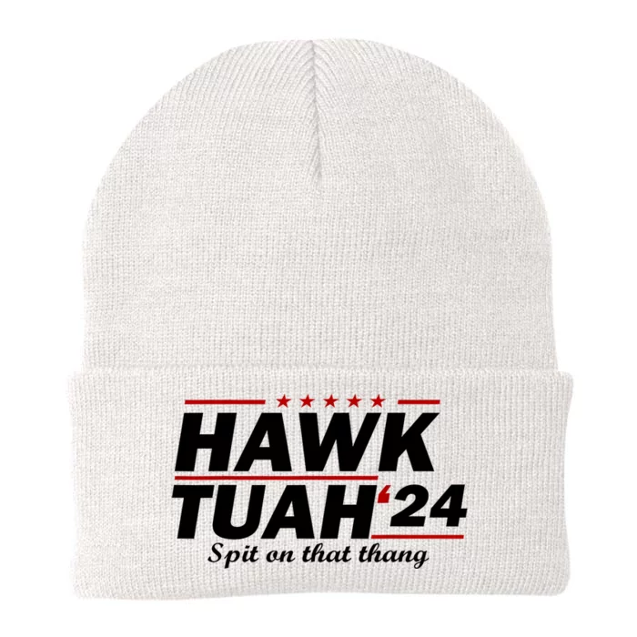 Hawk Tush Spit On That Thing Presidential Candidate Parody Gift Knit Cap Winter Beanie