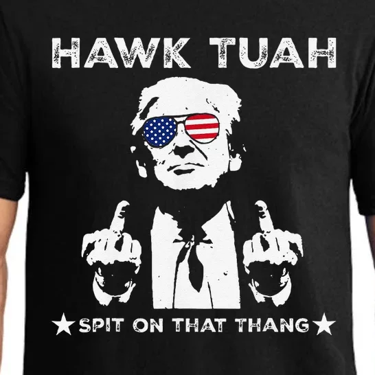 Hawk Tush Spit On That Thang Pro Trump 2024 Pajama Set