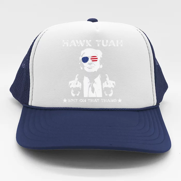 Hawk Tush Spit On That Thang Pro Trump 2024 Trucker Hat