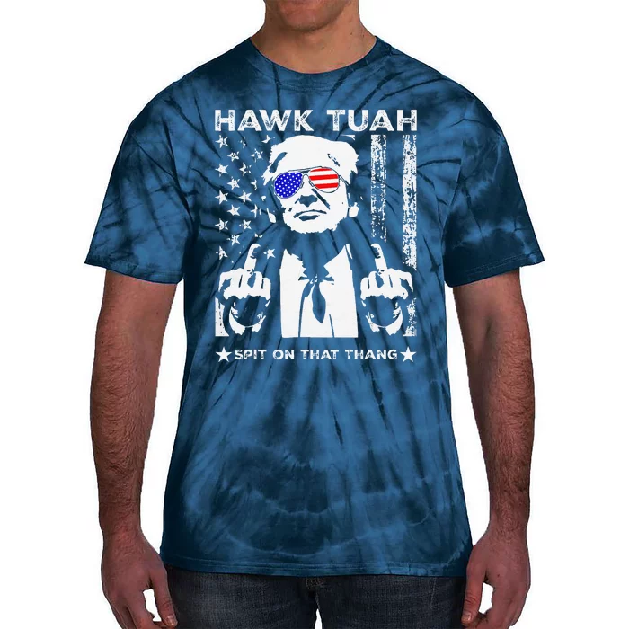 Hawk Tush Spit On That Thang Viral Election Parody Tie-Dye T-Shirt