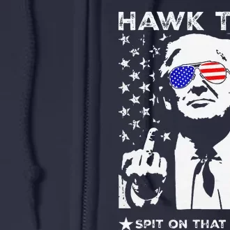 Hawk Tush Spit On That Thang Viral Election Parody Full Zip Hoodie