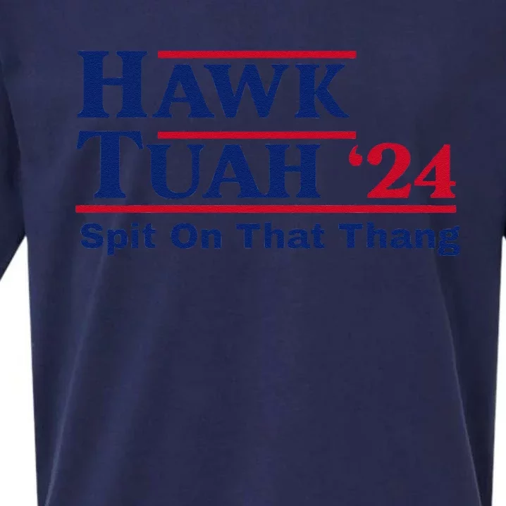 Hawk Tush Spit On That Thang Viral Election Parody Sueded Cloud Jersey T-Shirt