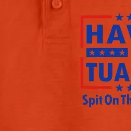 Hawk Tush Spit On That Thing 2024 Parody Election Usa Flag Dry Zone Grid Performance Polo