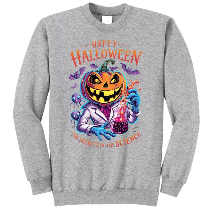 Halloween The Secret’S In The Science Teacher Scientist Fun Tall Sweatshirt