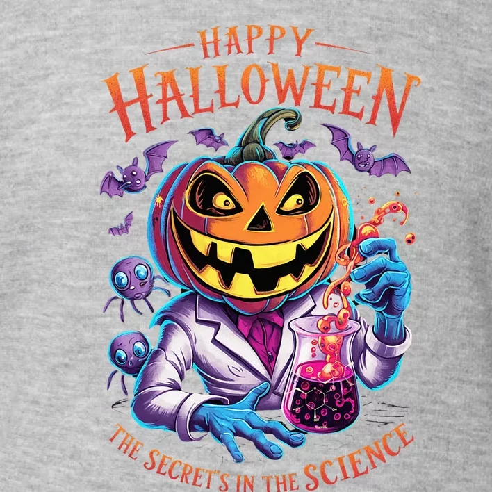 Halloween The Secret’S In The Science Teacher Scientist Fun Toddler Sweatshirt