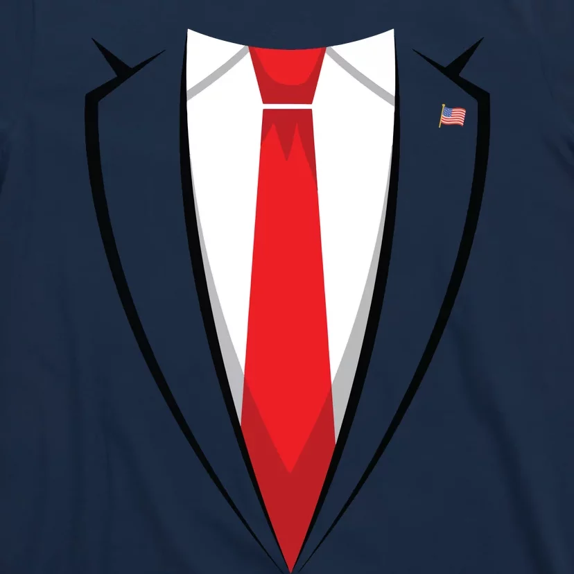 Halloween Trump Suit Us President Easy Costume T-Shirt