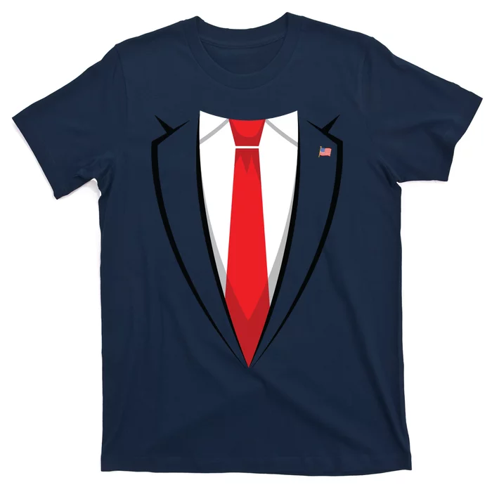 Halloween Trump Suit Us President Easy Costume T-Shirt