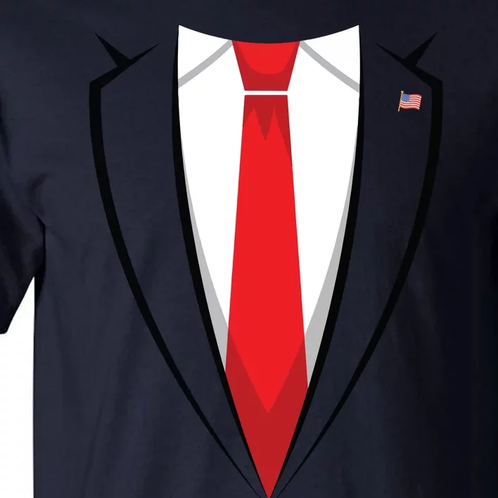 Halloween Trump Suit Us President Easy Costume Tall T-Shirt