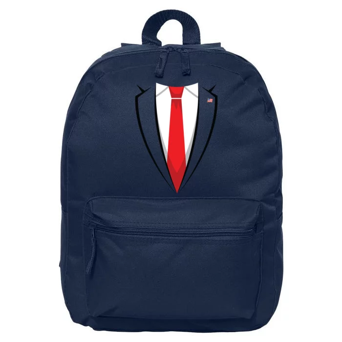 Halloween Trump Suit Us President Easy Costume 16 in Basic Backpack