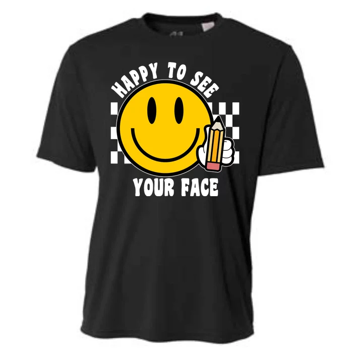 Happy To See Your Face School Cooling Performance Crew T-Shirt