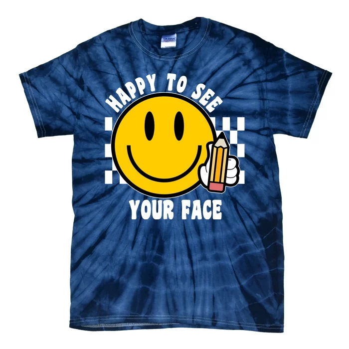 Happy To See Your Face School Tie-Dye T-Shirt