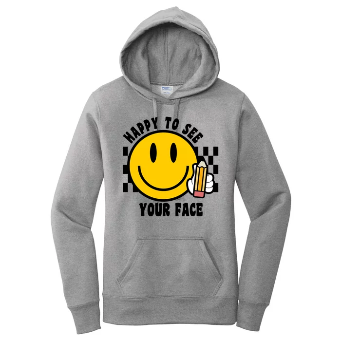 Happy To See Your Face School Women's Pullover Hoodie