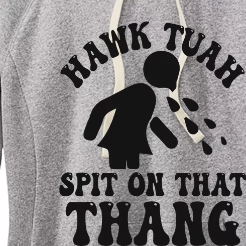 Hawk Tuah Spit On That Thang Funny Girl Interview Women's Fleece Hoodie