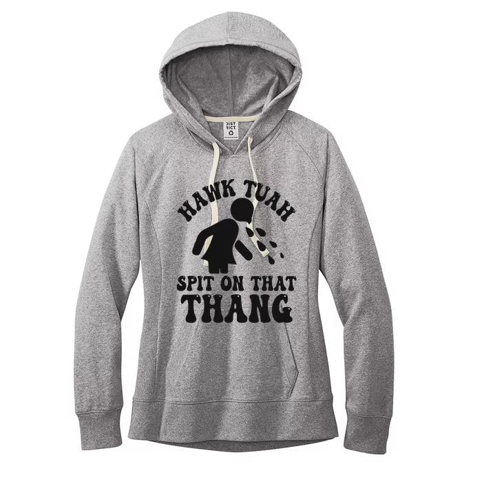 Hawk Tuah Spit On That Thang Funny Girl Interview Women's Fleece Hoodie