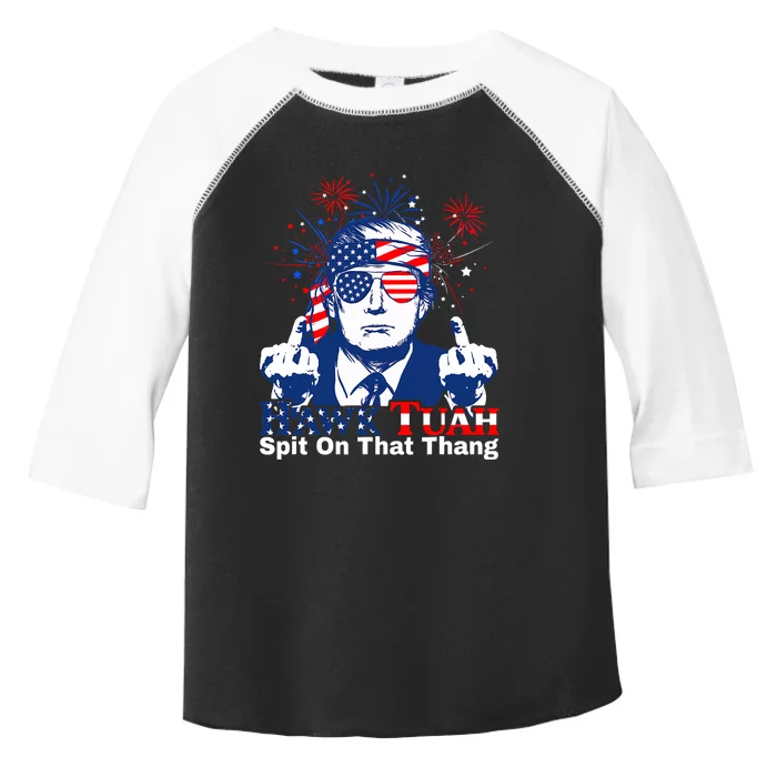 Hawk Tush Spit On That Thing Presidential Candidate Parody Toddler Fine Jersey T-Shirt