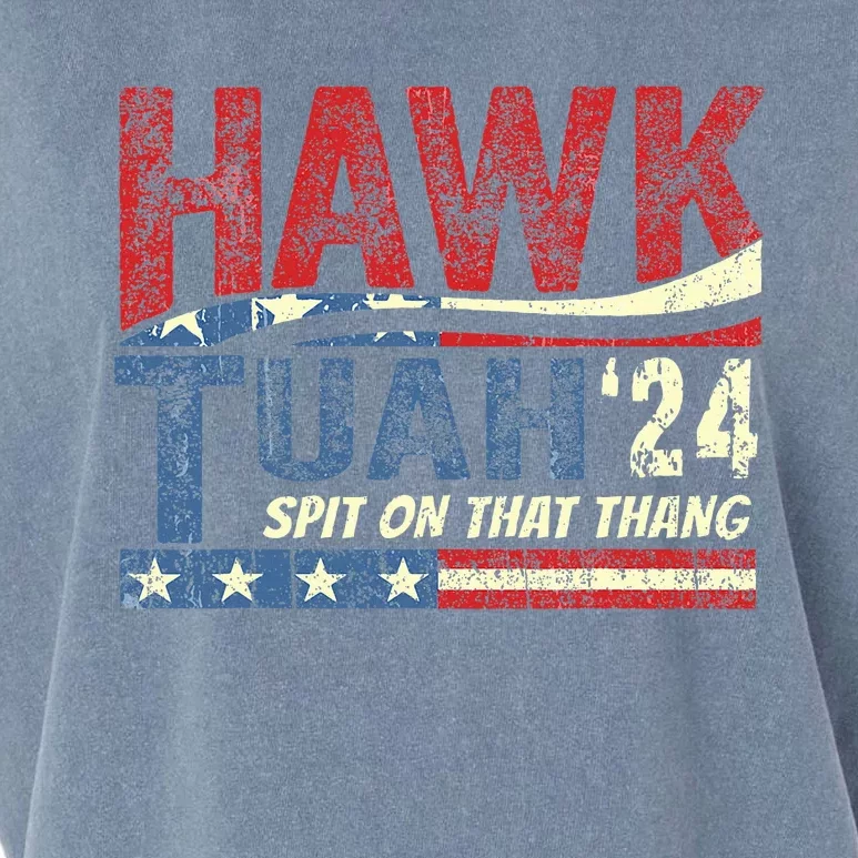 Hawk Tush Spit On That Thang Viral Election Parody Garment-Dyed Women's Muscle Tee