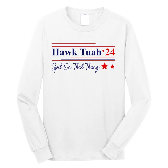 Hawk Tush Spit On That Thang Presidential Long Sleeve Shirt