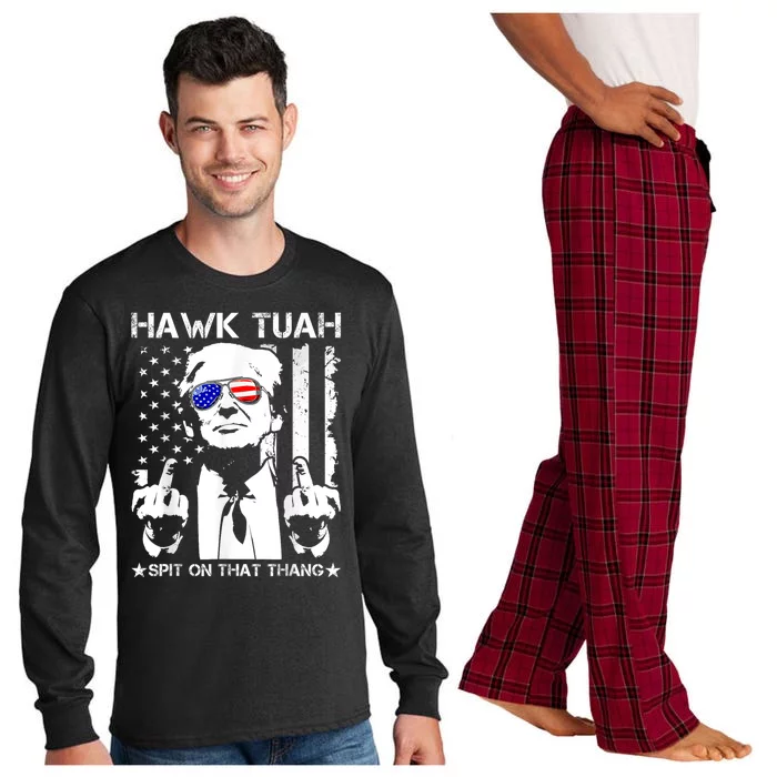 Hawk Tush Spit On That Thang Viral Election Parody Long Sleeve Pajama Set