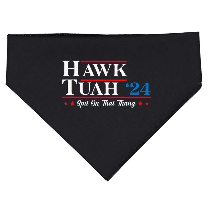 Hawk Tush Spit On That Thing Presidential Candidate Parody USA-Made Doggie Bandana