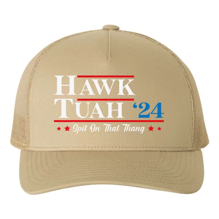 Hawk Tush Spit On That Thing Presidential Candidate Parody Yupoong Adult 5-Panel Trucker Hat