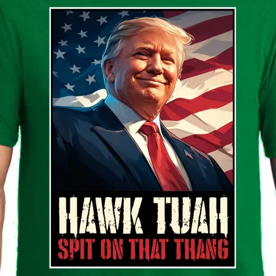 Hawk Tush Spit On That Thang Viral Election Parody Pajama Set