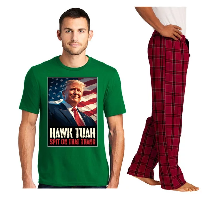 Hawk Tush Spit On That Thang Viral Election Parody Pajama Set