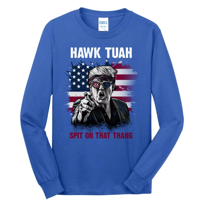 Hawk Tush Spit On That Thang Viral Election Parody Tall Long Sleeve T-Shirt