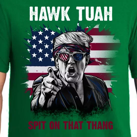 Hawk Tush Spit On That Thang Viral Election Parody Pajama Set