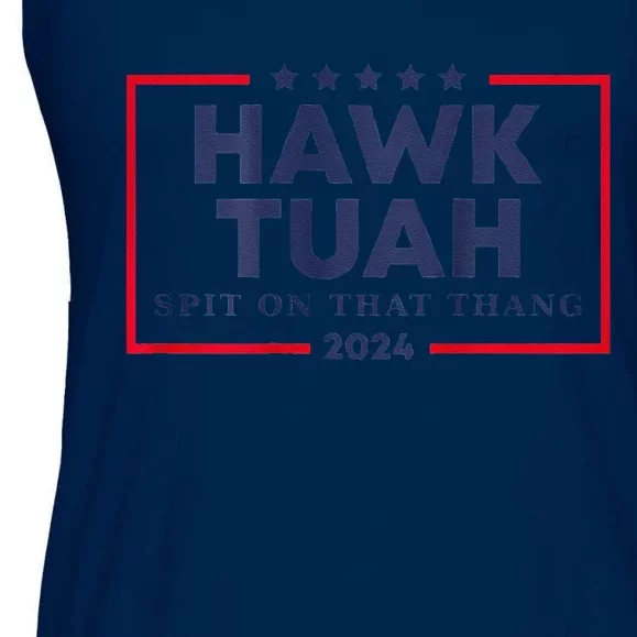 Hawk Tush Spit On That Thing Viral Election Parody Ladies Essential Flowy Tank