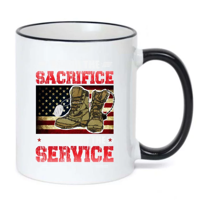 Honor The Sacrifice Remember The Service Veteran Great Gift Black Color Changing Mug