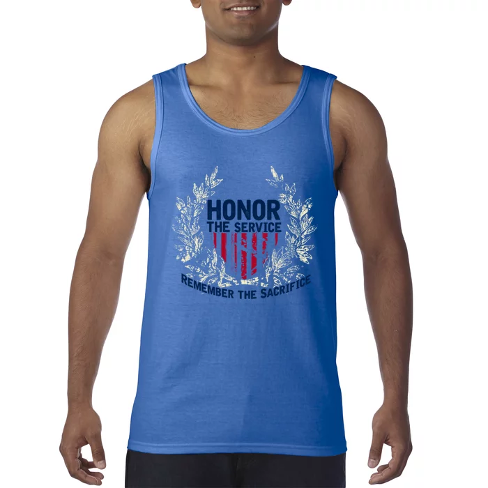 Honor The Service Remember The Sacrifice Gift Tank Top