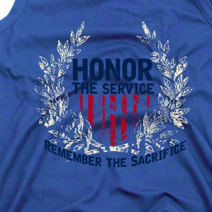 Honor The Service Remember The Sacrifice Gift Tank Top