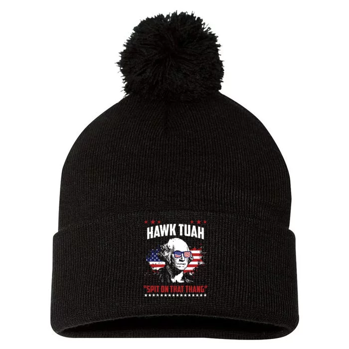 Hawk Tush Spit On That Thing Funny Pom Pom 12in Knit Beanie