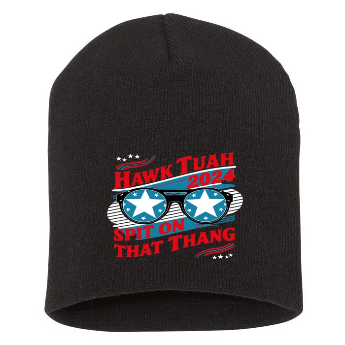 Hawk Tush Spit On That Thang Viral Election Parody Short Acrylic Beanie