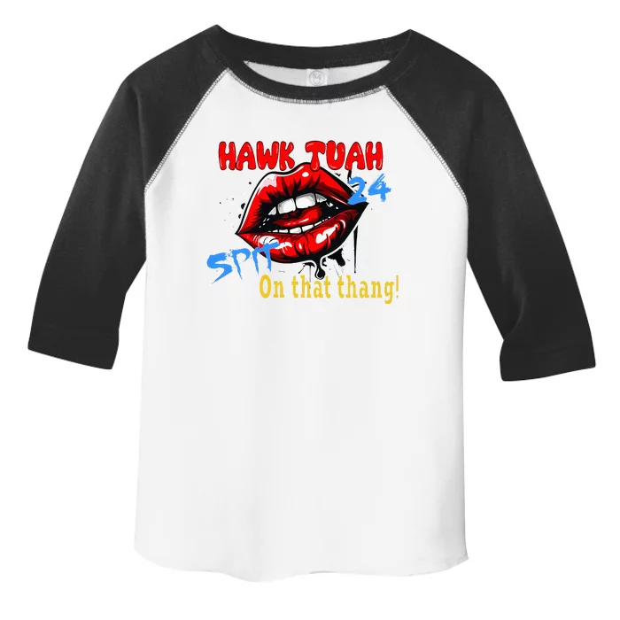 Hawk Tush Spit On That Thing Presidential Candidate Parody Toddler Fine Jersey T-Shirt