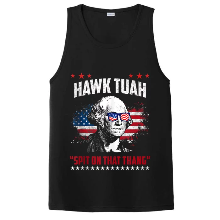 Hawk Tush Spit On That Thing Funny Performance Tank