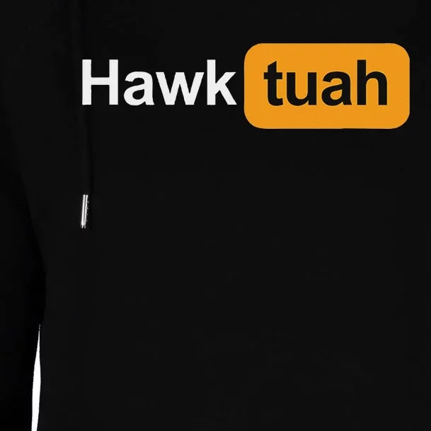 Hawk Tuah Spit On That Thang Funny Rave Festival Outfit Womens Funnel Neck Pullover Hood