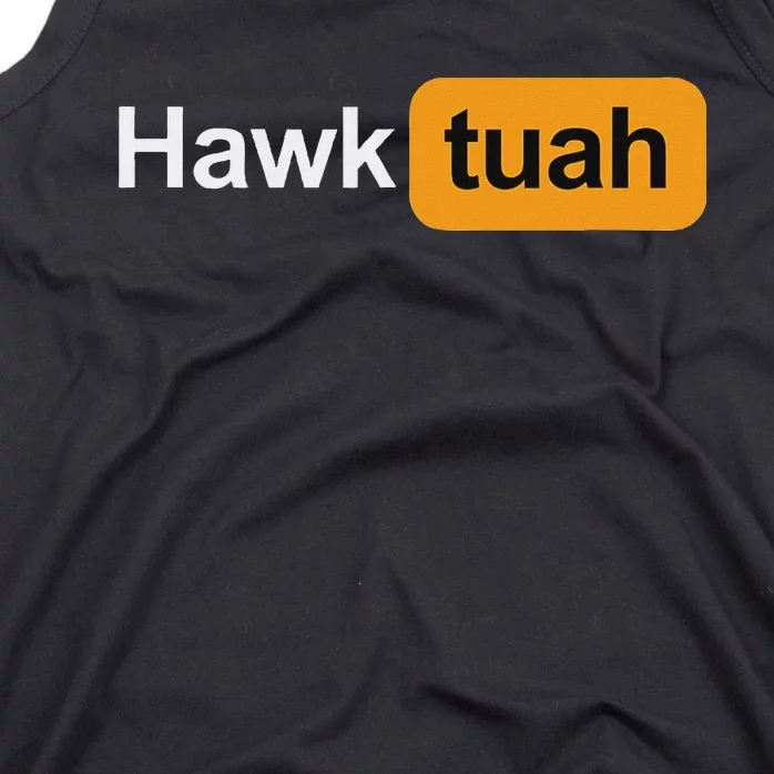 Hawk Tuah Spit On That Thang Funny Rave Festival Outfit Tank Top