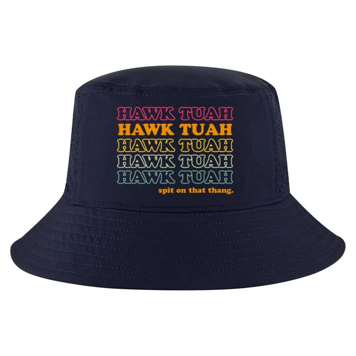 Hawk Tuah Spit On This Thang Funny Hawk Tush Cool Comfort Performance Bucket Hat