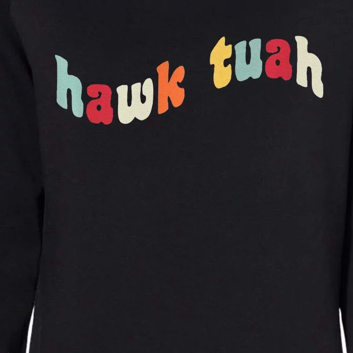 Hawk Tuah Slang Hawktuah Spit On That Thang Spitting Saliva Premium Womens California Wash Sweatshirt