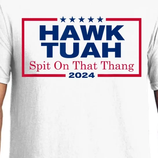 Hawk Tush Spit On That Thang Viral Election Parody Pajama Set