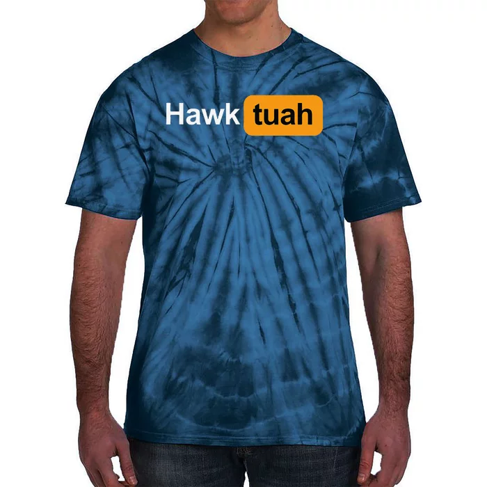 Hawk Tuah Spit On That Thang Funny Rave Festival Tie-Dye T-Shirt