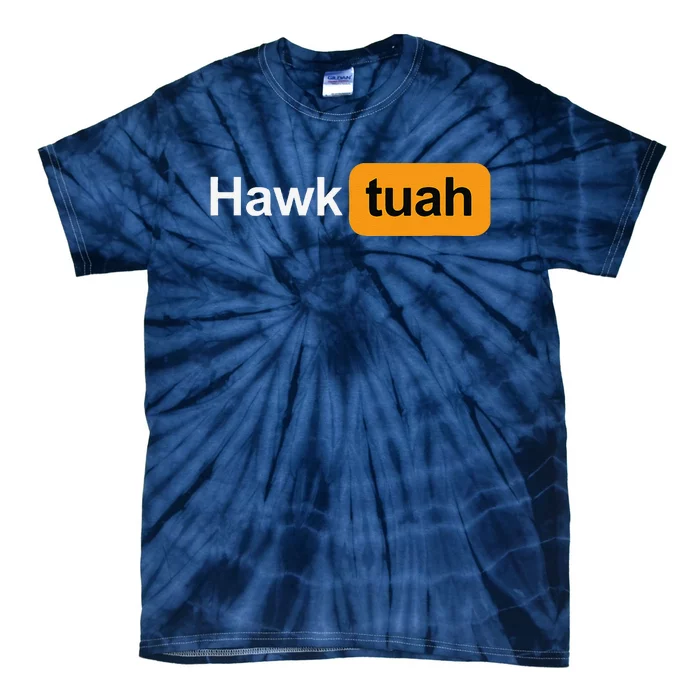 Hawk Tuah Spit On That Thang Funny Rave Festival Tie-Dye T-Shirt