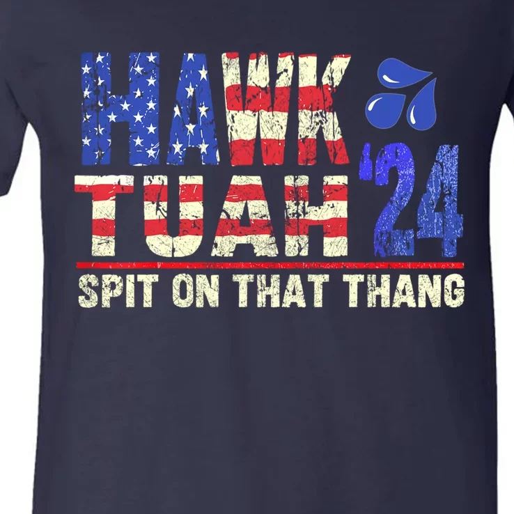 Hawk Tush Spit On That Thing 2024 Gift V-Neck T-Shirt