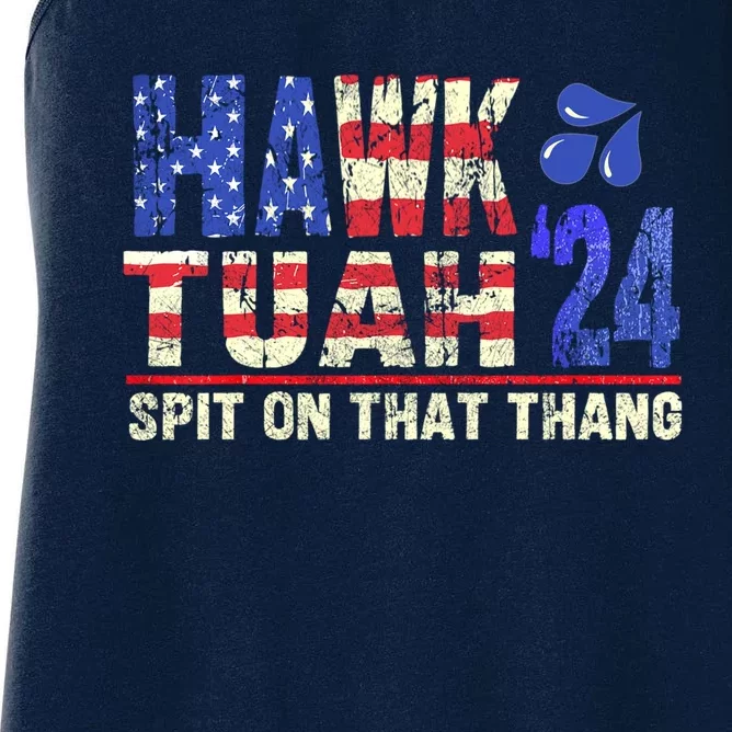 Hawk Tush Spit On That Thing 2024 Gift Women's Racerback Tank