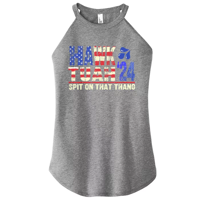 Hawk Tush Spit On That Thing 2024 Gift Women’s Perfect Tri Rocker Tank