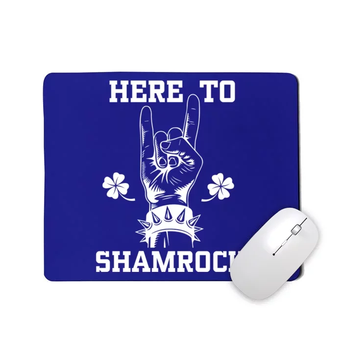 Here To Shamrock Saint Patricks Paddys Day Team Great Gift Mousepad