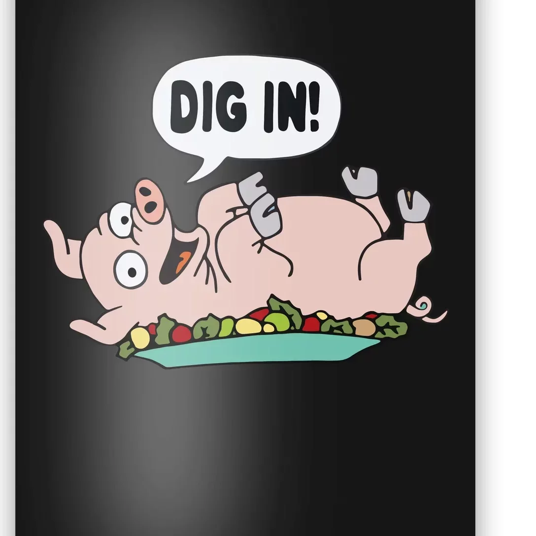 Homer The S.I.M.P.S.O.N.S Pig Dig In Poster